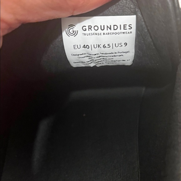 Women Black Sneakers Groundies Barefoot - Picture 2 of 7